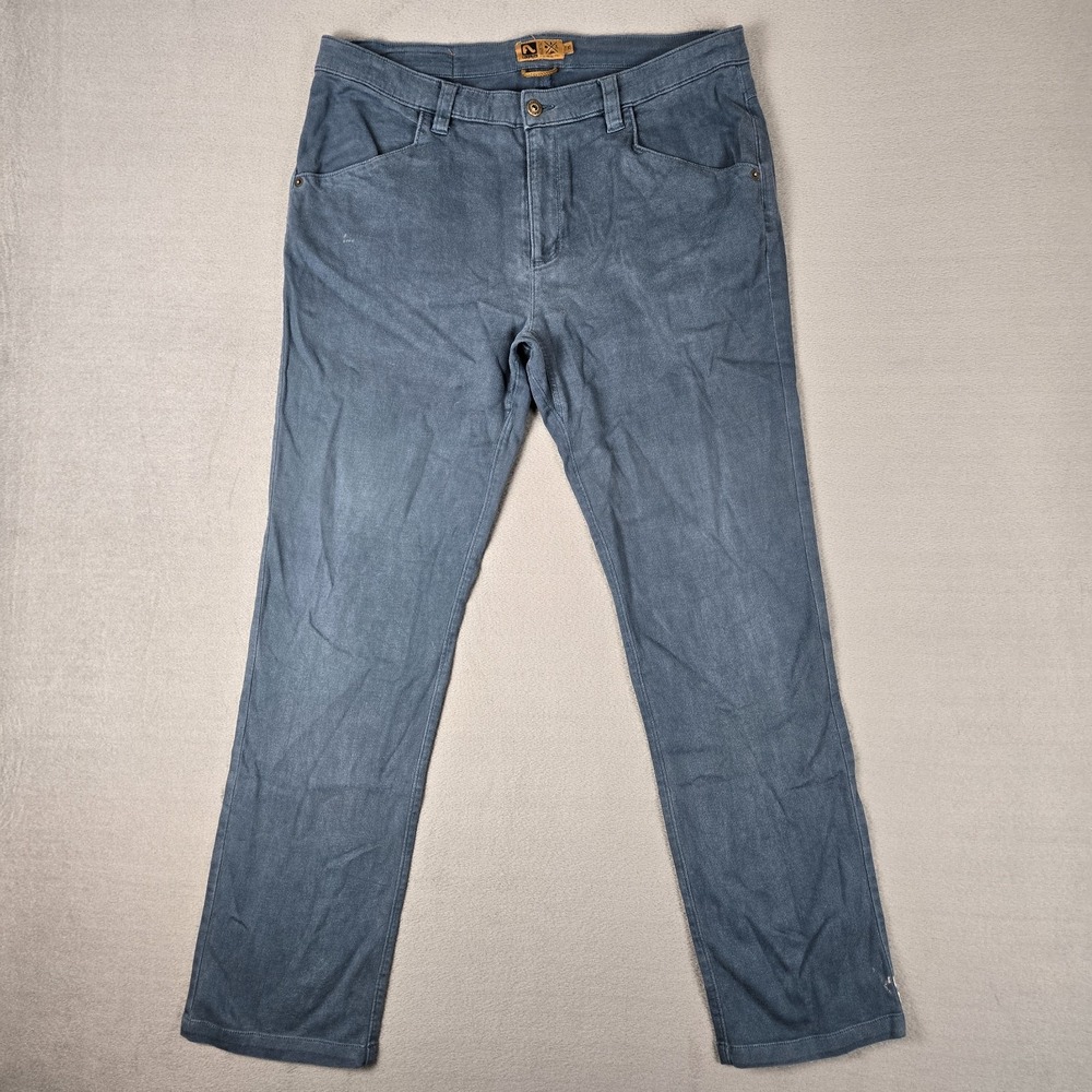 Flylow Pants Mens 34 Fits 36x32 Blue Habitat Hiking‎ Outdoor Lightweight *READ